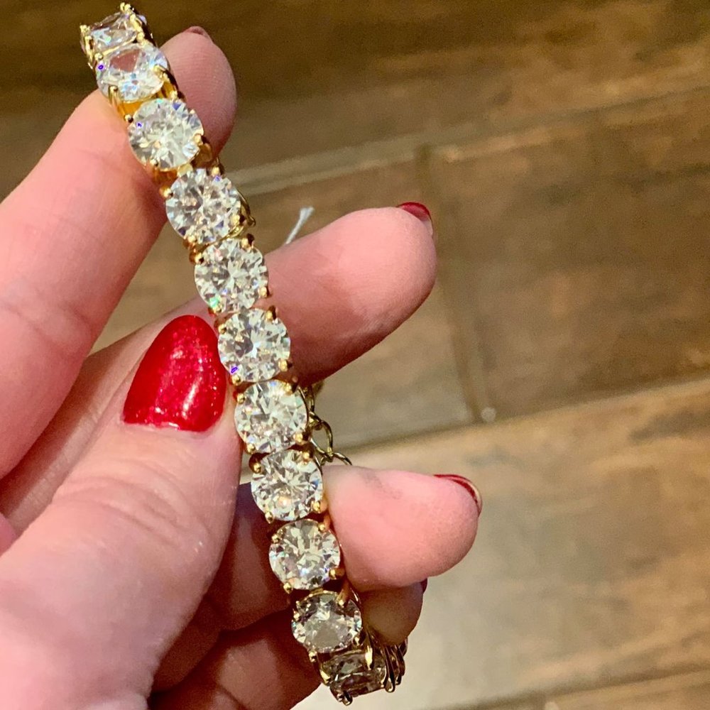 Clear Impression Bracelet Gold Plating NEW (1 as shown in 1st photo)